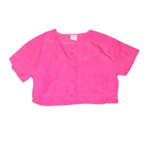 Zara Vibrant Pink Kids Shirt Size 9